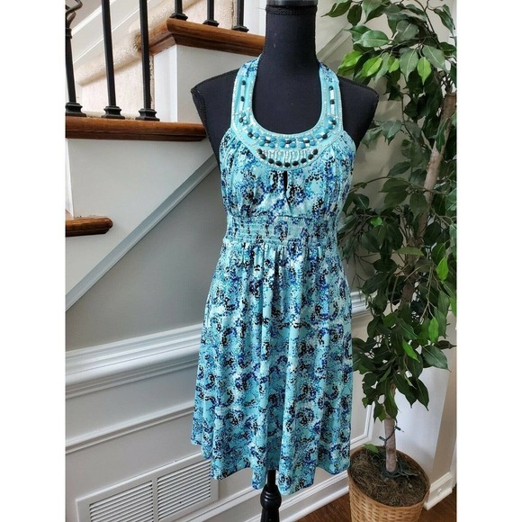 Candie's Halter Midi Dress Size M - Picture 10 of 10